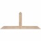 Ekena Millwork Portland Smooth Timber Gable Bracket, Douglas Fir, 48"W x 20"H x 1 1/2"D x 3 1/2"F, 10/12 Pitch GBW048X20X0204POR00SDF - alternate 1